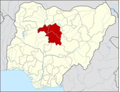 Map of Nigeria showing the location of Kaduna State. Source: Image adopted from researchgate.net